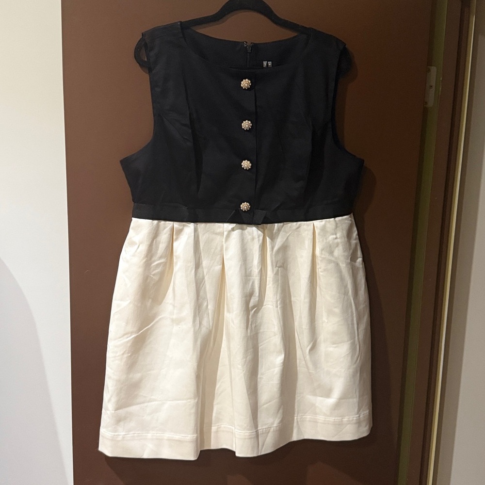 NWT Anthropologie Sleeveless Boat Neck Babydoll Mini Dress - Picture 3 of 11